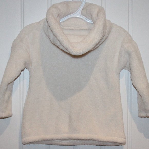 3/$20 🏷 Old Navy Fuzzy Cowl Neck Sweater Size 18-24m - Picture 2 of 3
